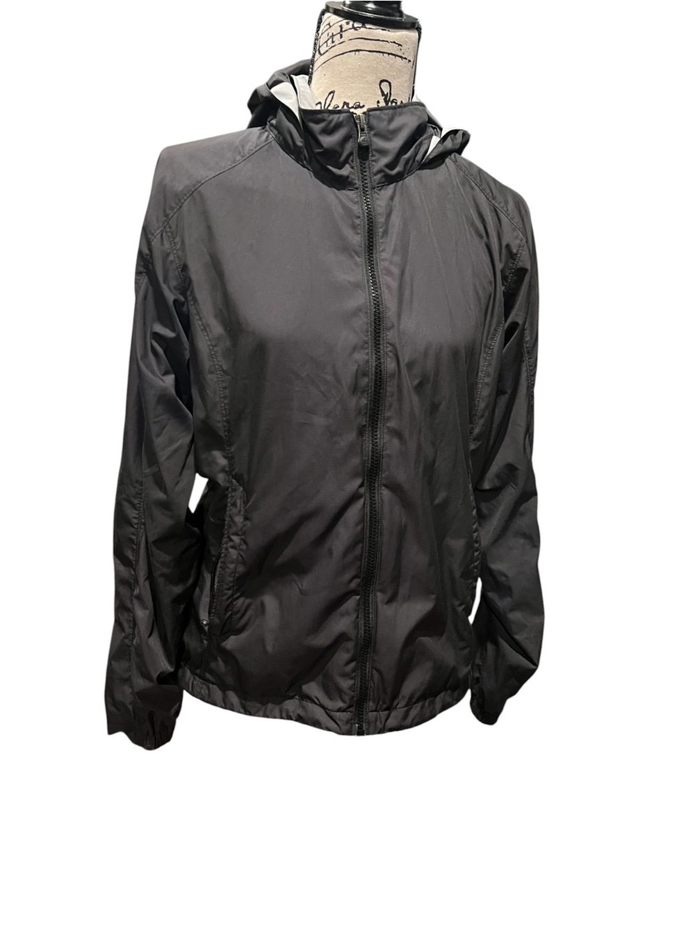 REI Black Hooded Utility Jacket - Lightweight Windbreaker